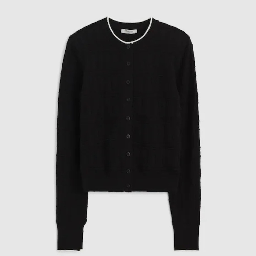 Madewell Black Cardigan Sweater